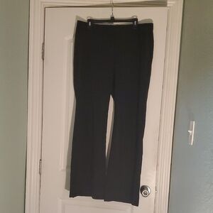 Theory Black Wide-Leg Trousers